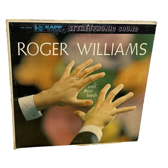 Roger Williams With These Hands (Vinyl, 1959) Kapp Records KS-3030 Good LP - Picture 1 of 12